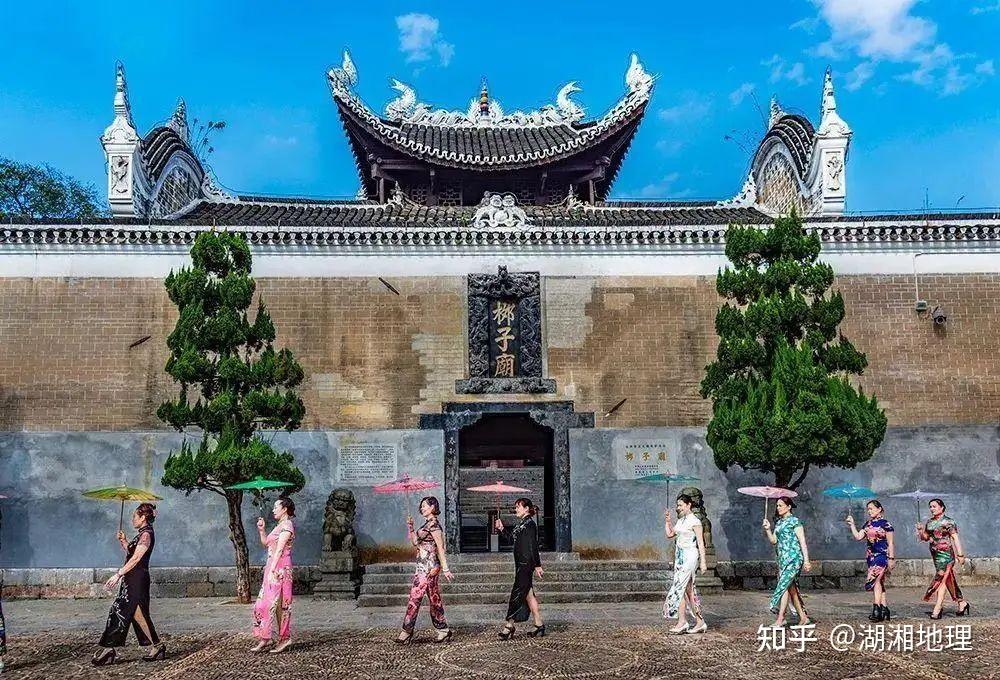A scenic view of Yongzhou Lingdao Gucheng Yizhi