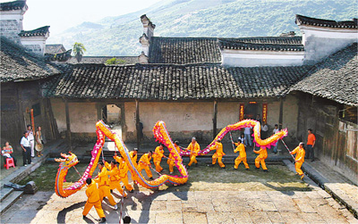 A scenic view of Yongzhou Longjia Dayuan