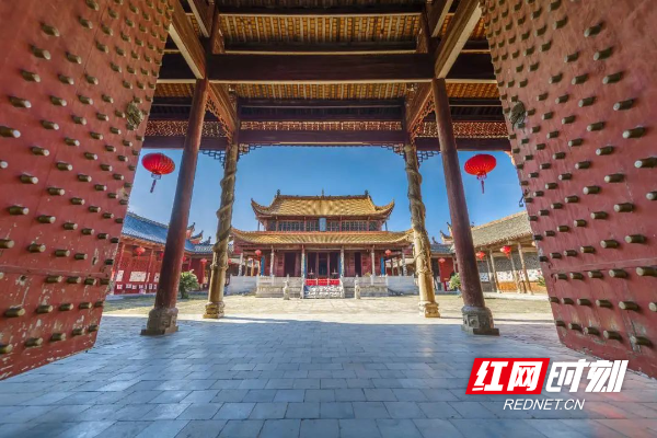 A scenic view of Yongzhou Ningyuan Wenmiao