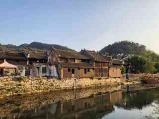 A scenic view of Yongzhou Shanggangtangcun Gujianzhuqun