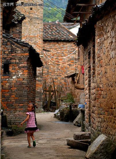 A scenic view of Yongzhou Shanggangtangcun Gujianzhuqun