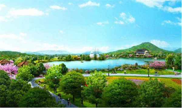 A scenic view of Yongzhou Shude Shanzhuang