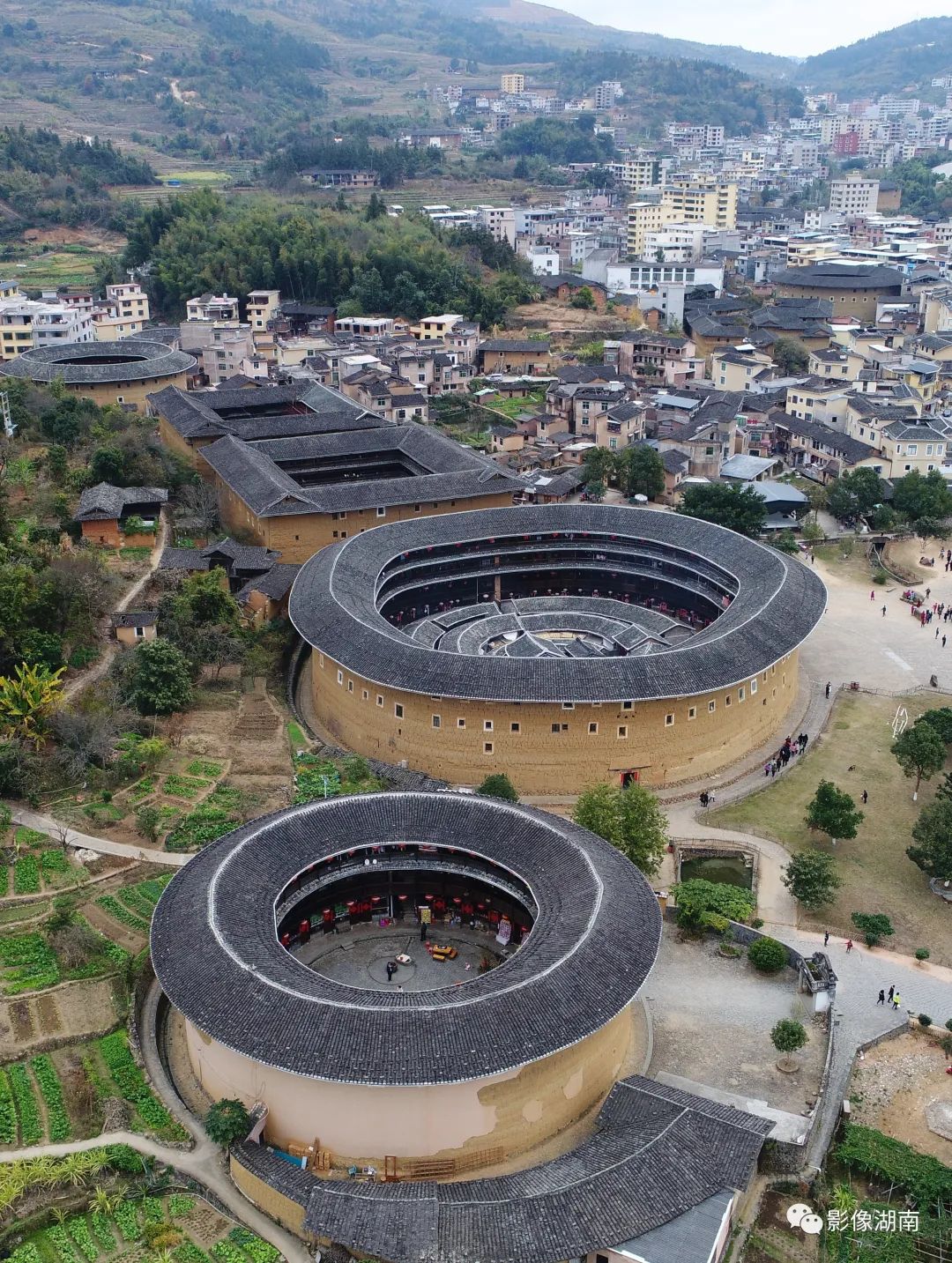 A scenic view of Yongzhou Suiyuanlou Gujianzhuqun