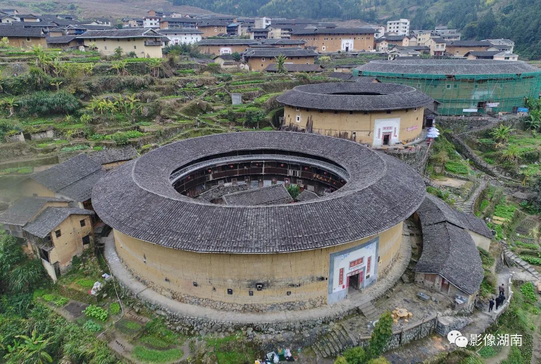 A scenic view of Yongzhou Suiyuanlou Gujianzhuqun