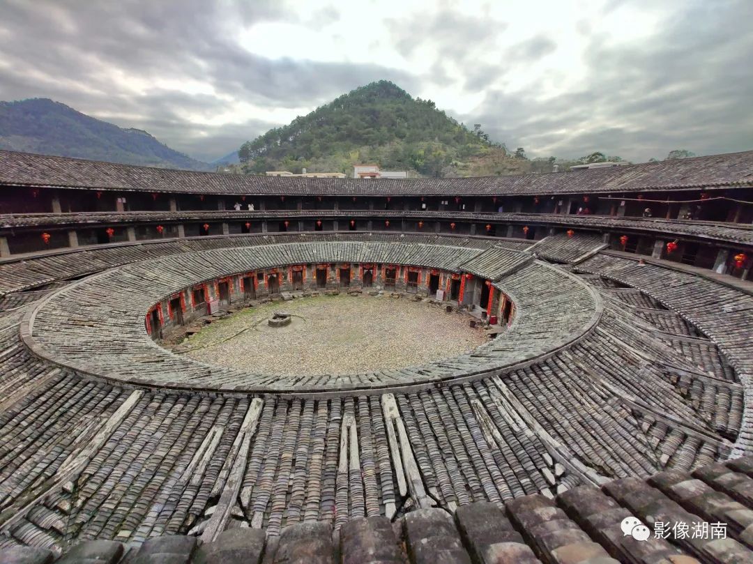 A scenic view of Yongzhou Suiyuanlou Gujianzhuqun