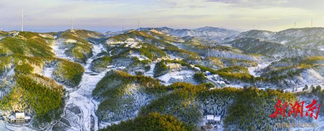 A scenic view of Yueyang Chegushan Yizhi