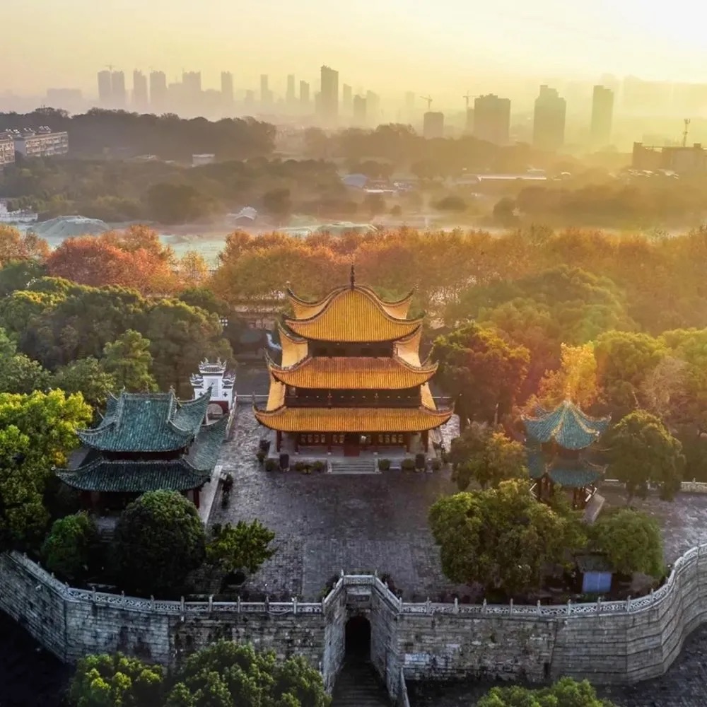 A scenic view of Yueyang Chegushan Yizhi