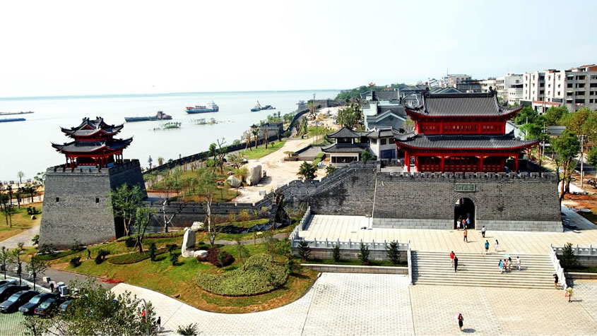 A scenic view of Yueyang Chegushan Yizhi