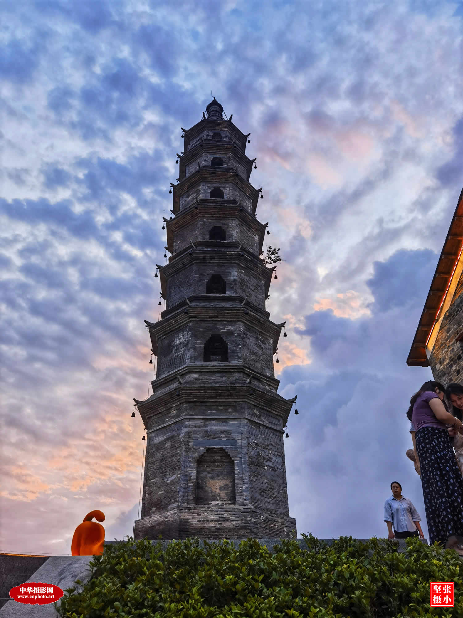 A scenic view of Yueyang Cishita