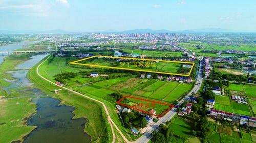 A scenic view of Yueyang Luoziguo Chengzhi