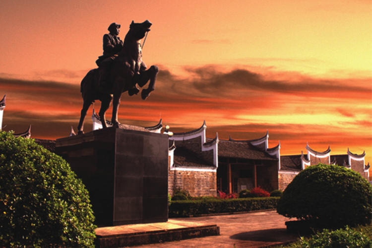 A scenic view of Yueyang Pingjiang Qiyi Jiuzhi