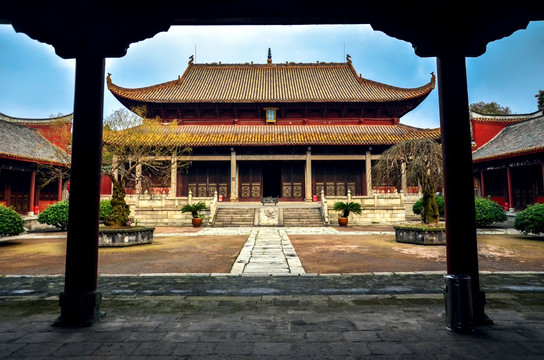 A scenic view of Yueyang Wenmiao