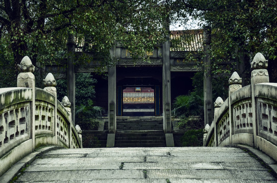 A scenic view of Yueyang Wenmiao