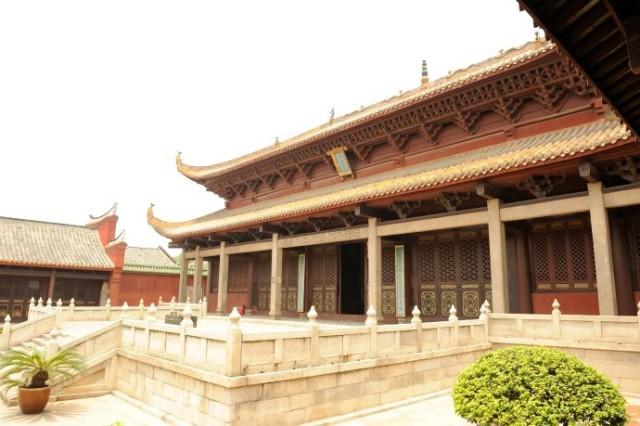 A scenic view of Yueyang Wenmiao