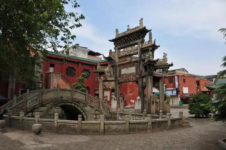 A scenic view of Yueyang Xiangyin Wenmiao