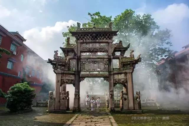 A scenic view of Yueyang Xiangyin Wenmiao