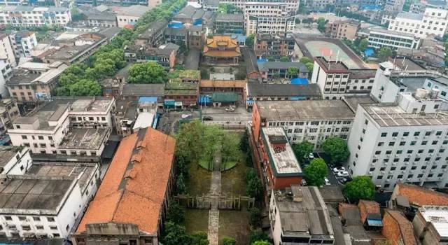 A scenic view of Yueyang Xiangyin Wenmiao