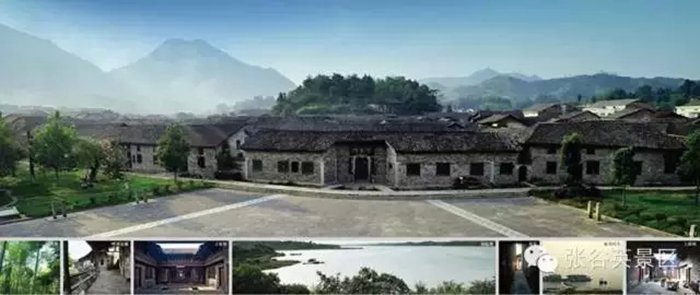 A scenic view of Yueyang Zhangguyingcun Gujianzhuqun