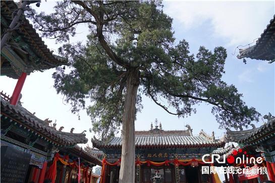 A scenic view of Yulin Baiyunshan Temple
