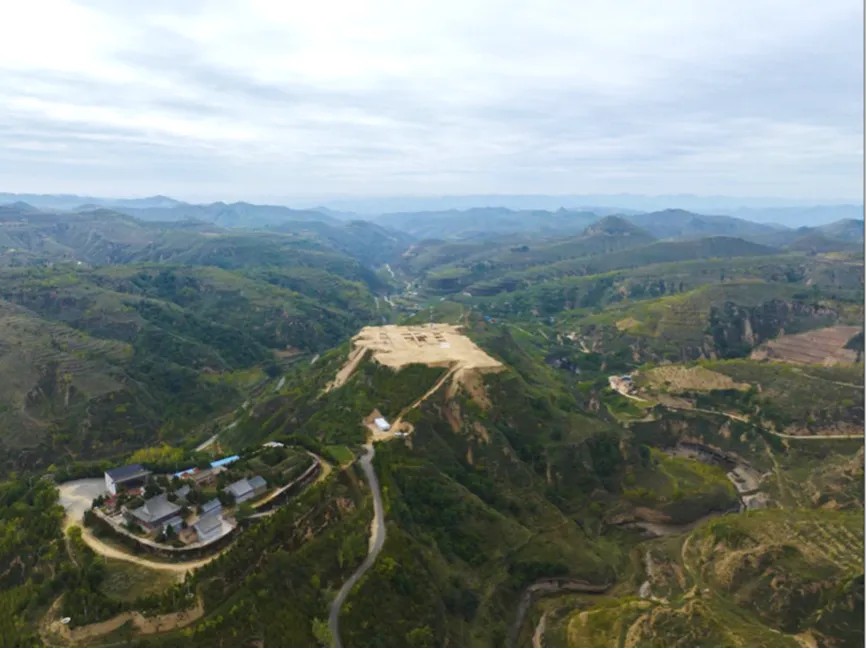 A scenic view of Yulin Lijiaya City Site