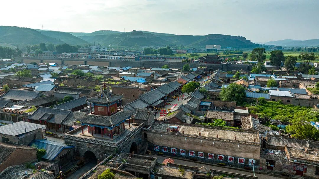 A scenic view of Yulin Linzhou Ancient City