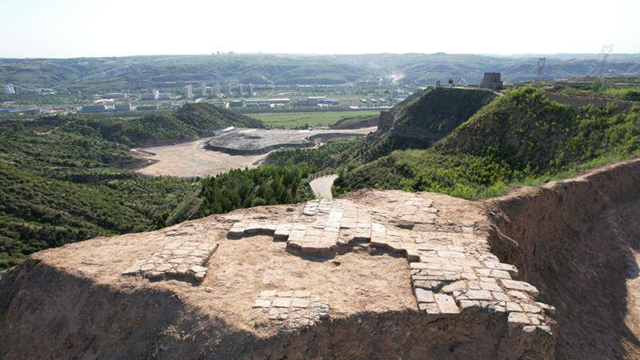 A scenic view of Yulin Linzhou Ancient City