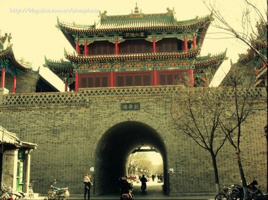 A scenic view of Yulin Panlongshan Ancient Buildings