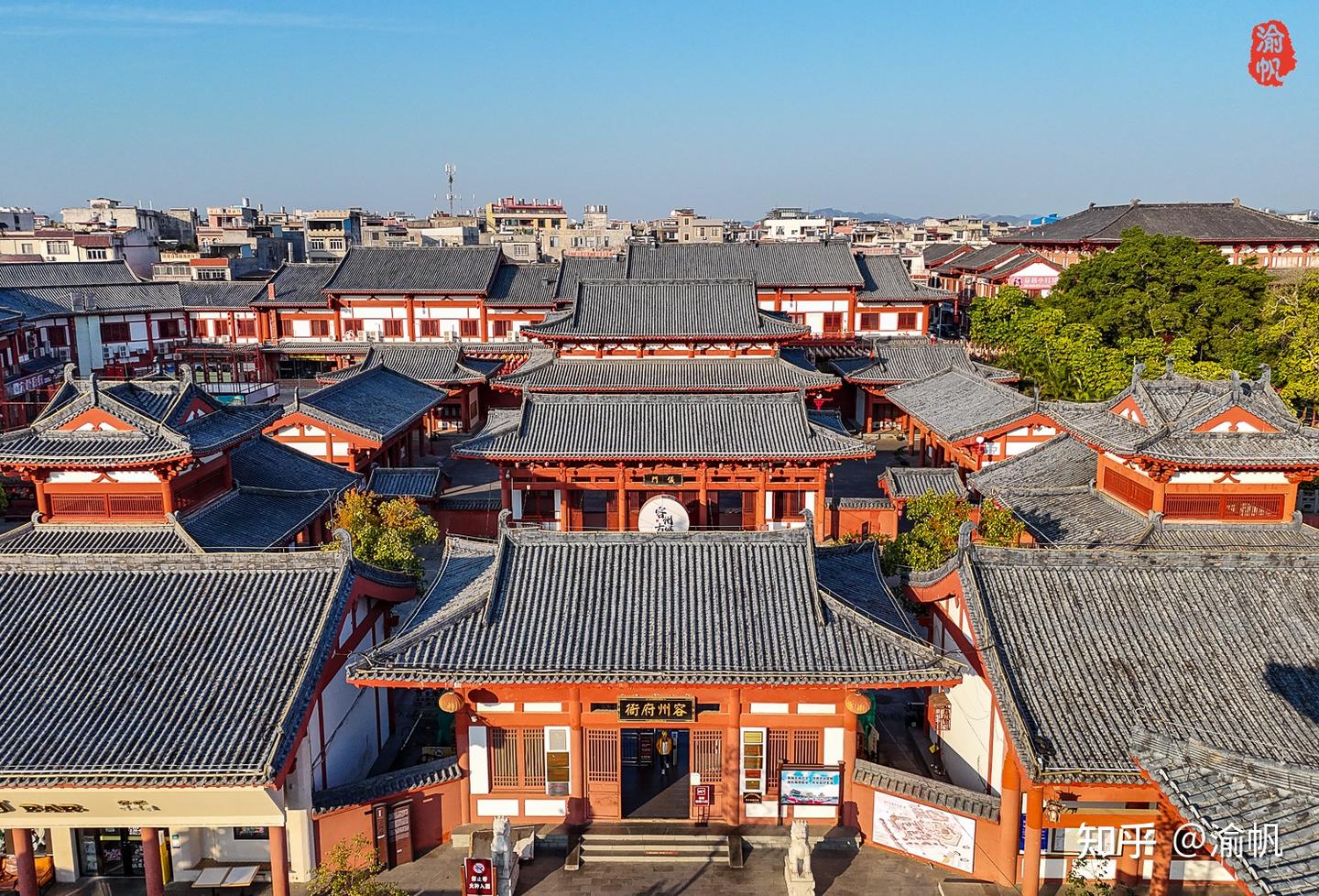A scenic view of Yulin Rongxian Jindai Jianzhu