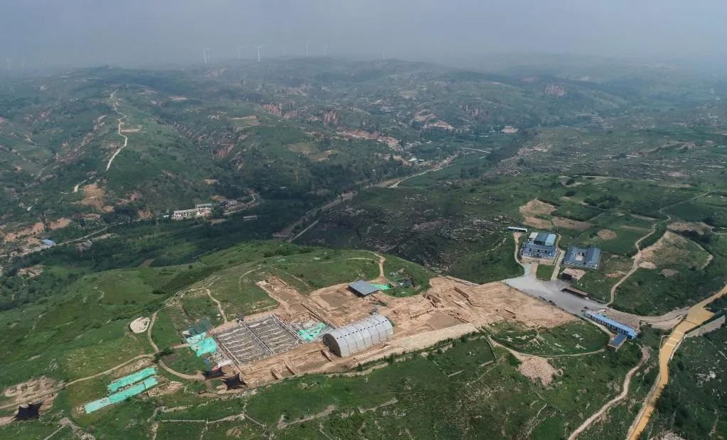 A scenic view of Yulin Shimao Site
