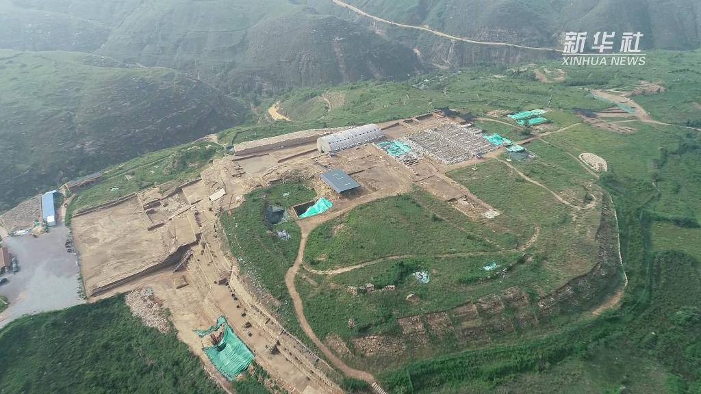 A scenic view of Yulin Shimao Site