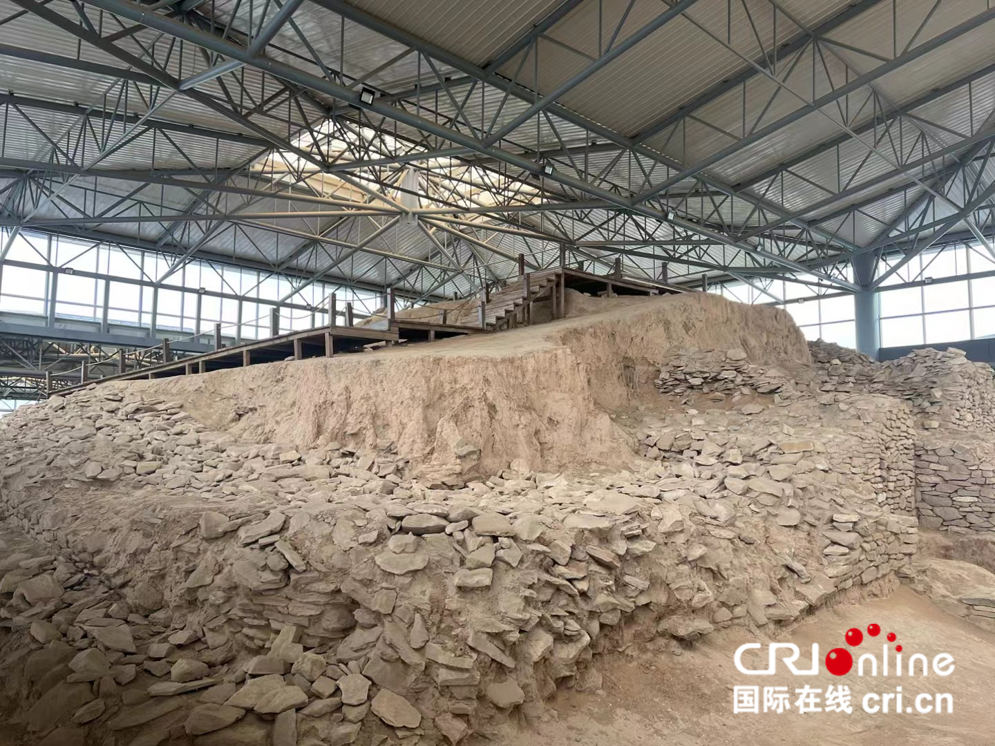 A scenic view of Yulin Shimao Site