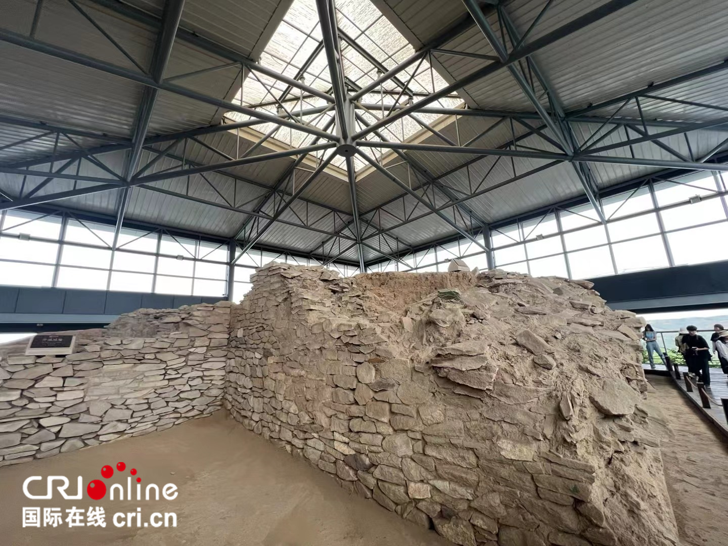 A scenic view of Yulin Shimao Site