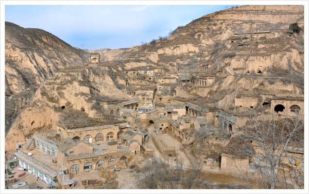 A scenic view of Yulin Suide Dang Family Manor