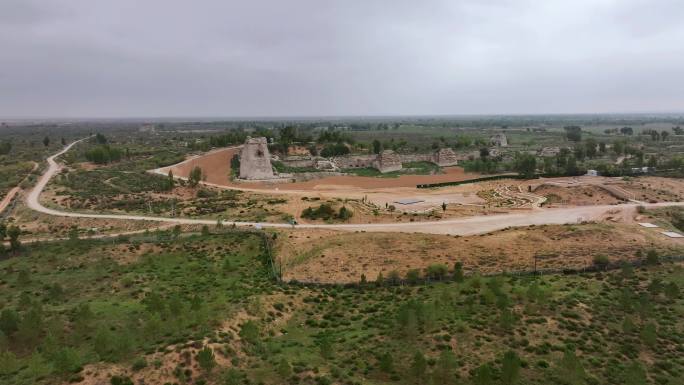 A scenic view of Yulin Tongwan City Site