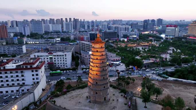 A scenic view of Yulin Wei City