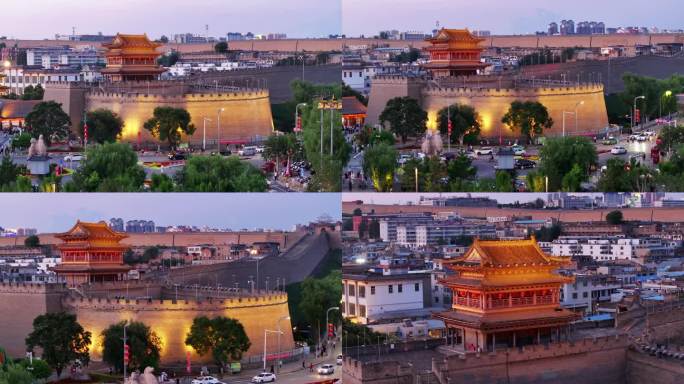 A scenic view of Yulin Wei City