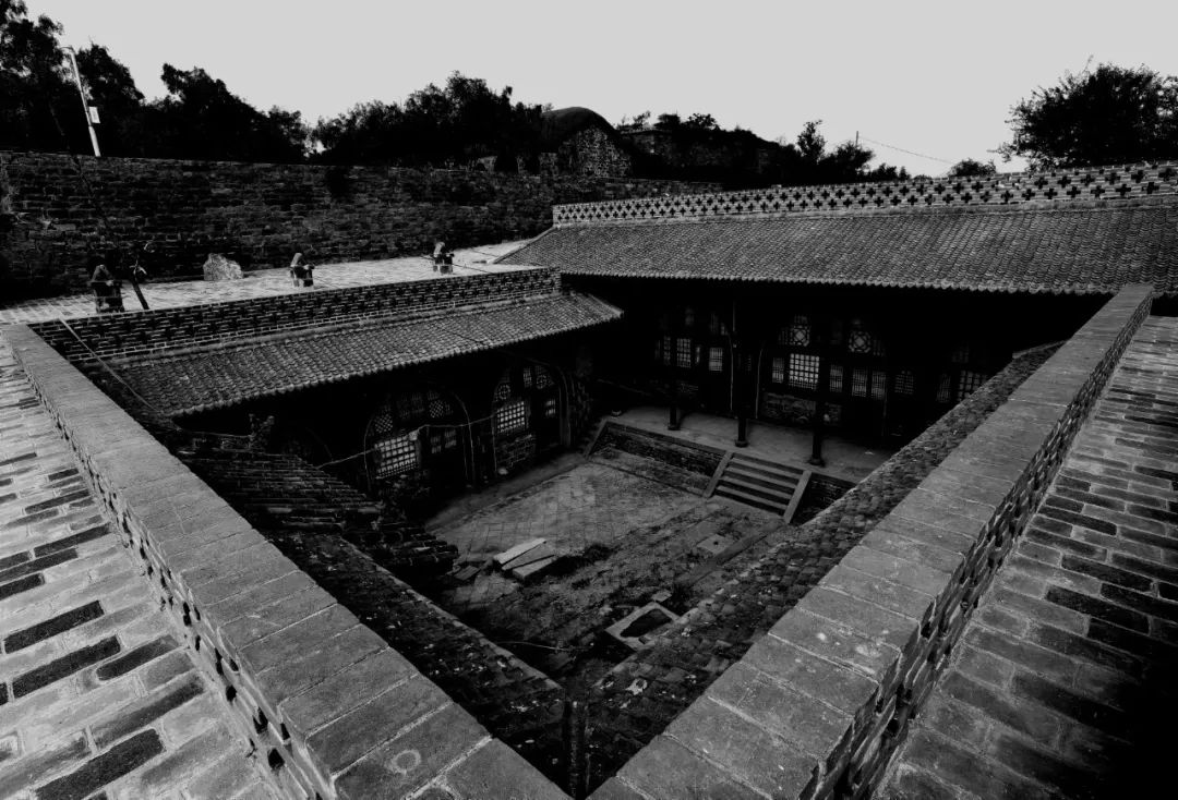 A scenic view of Yulin Wubao Stone City