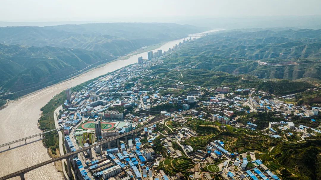 A scenic view of Yulin Wubao Stone City
