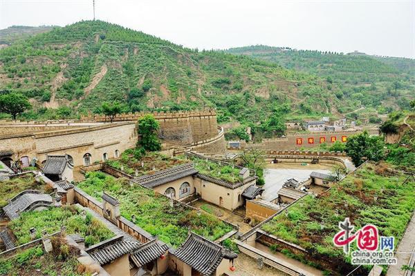A scenic view of Yulin Yangjiagou Revolutionary Site