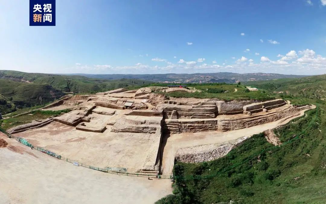 A scenic view of Yulin Yangqiaopan Han City And Tombs