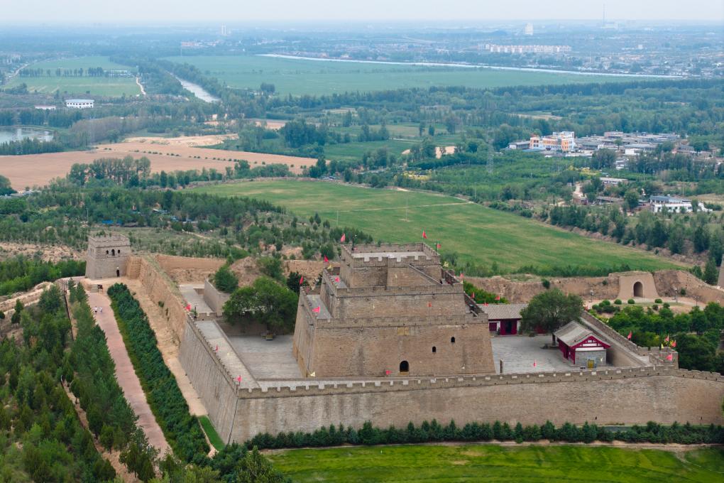 A scenic view of Yulin Yinzhou Ancient City