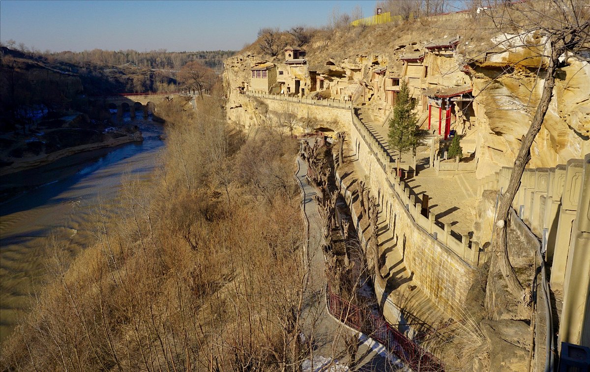 A scenic view of Yulin Yinzhou Ancient City