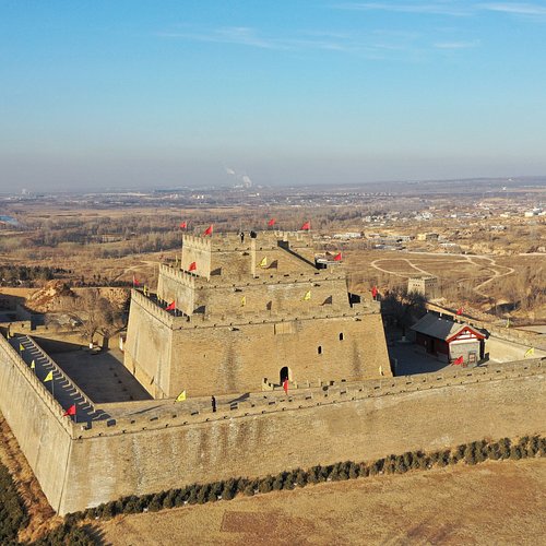 A scenic view of Yulin Yinzhou Ancient City