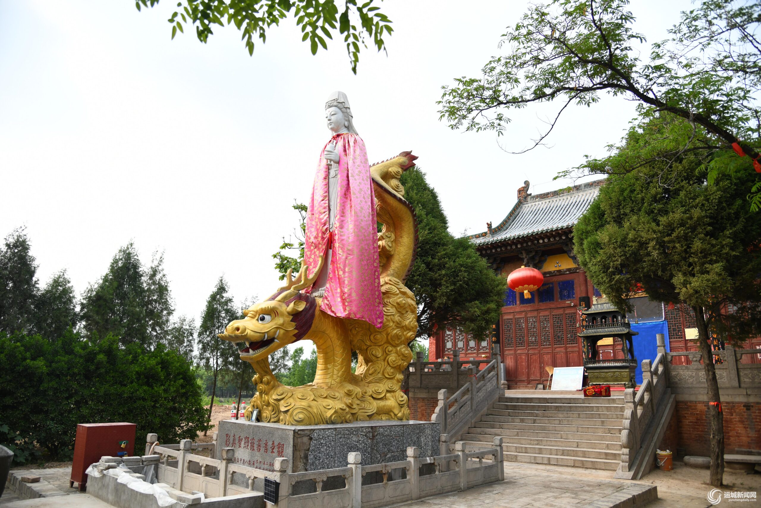 A scenic view of Yuncheng Baitai Temple
