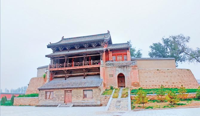 A scenic view of Yuncheng Baitai Temple