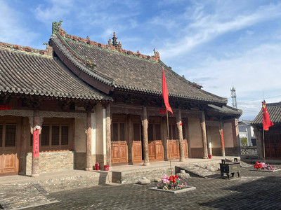 A scenic view of Yuncheng Beichi Jiwang Temple