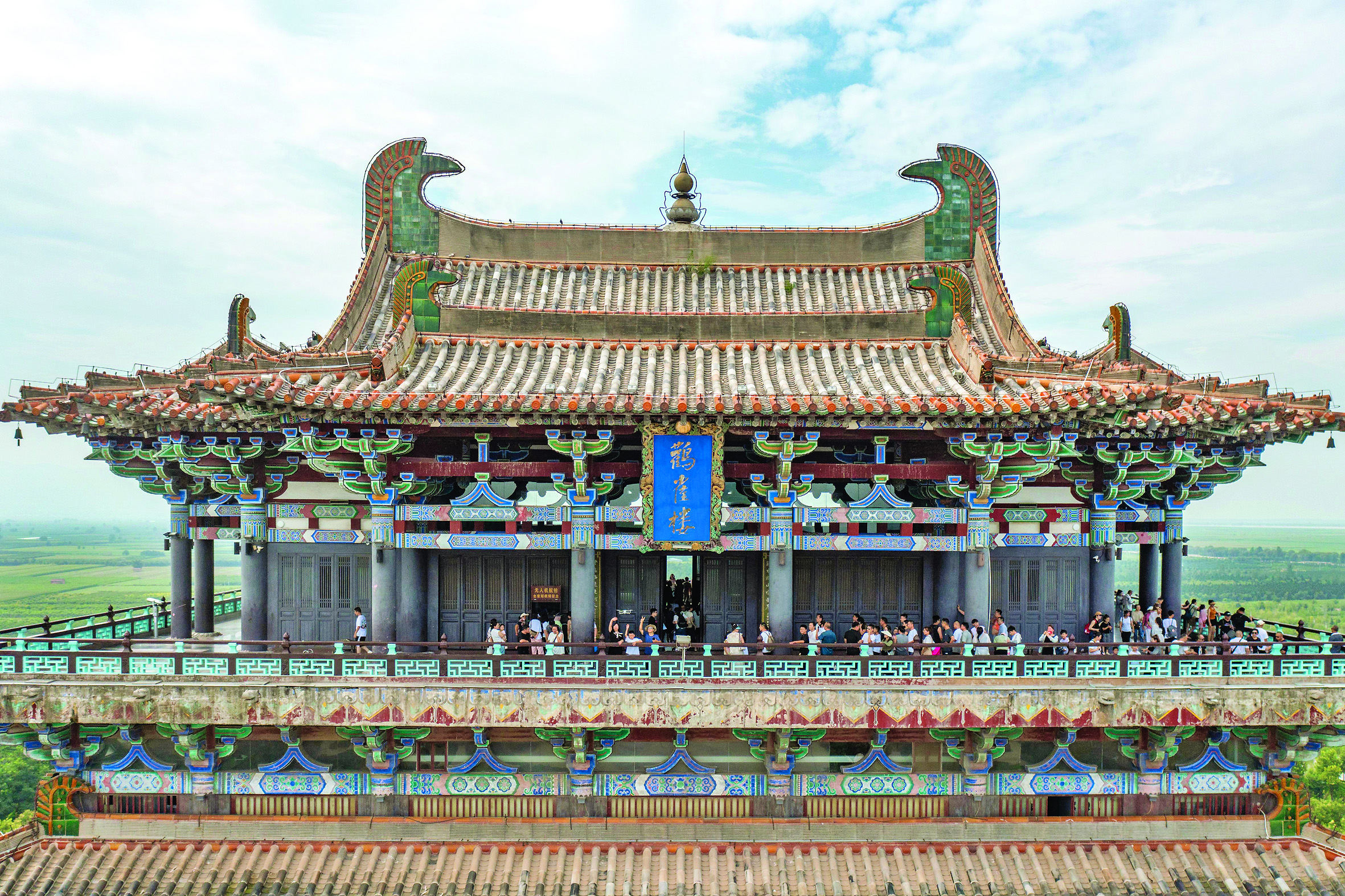 A scenic view of Yuncheng Beichi Jiwang Temple