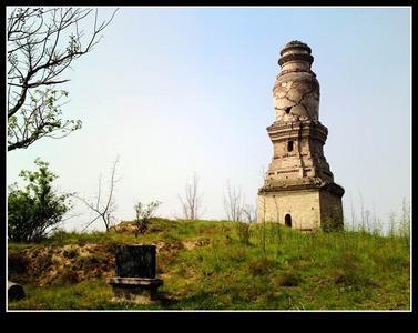 A scenic view of Yuncheng Beixin Relic Pagoda