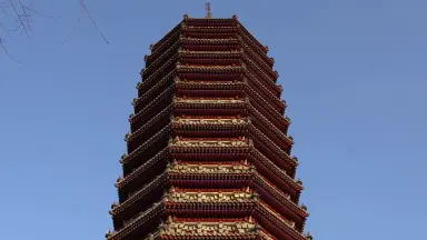 A scenic view of Yuncheng Beixin Relic Pagoda