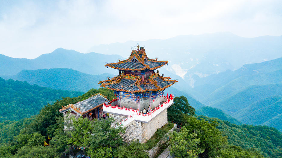 A scenic view of Yuncheng Changchun Guan Jiangxian